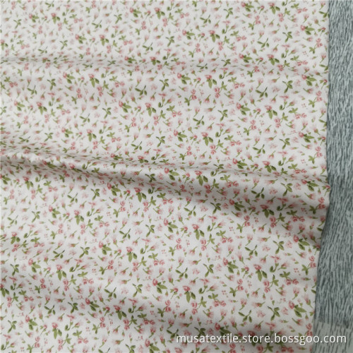 Colorful Flower Design 100% Cotton Poplin Fabric